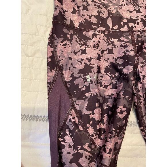 Under Armour Women's Purple Compression Heatgear Leggings Size M - Picture 3 of 8